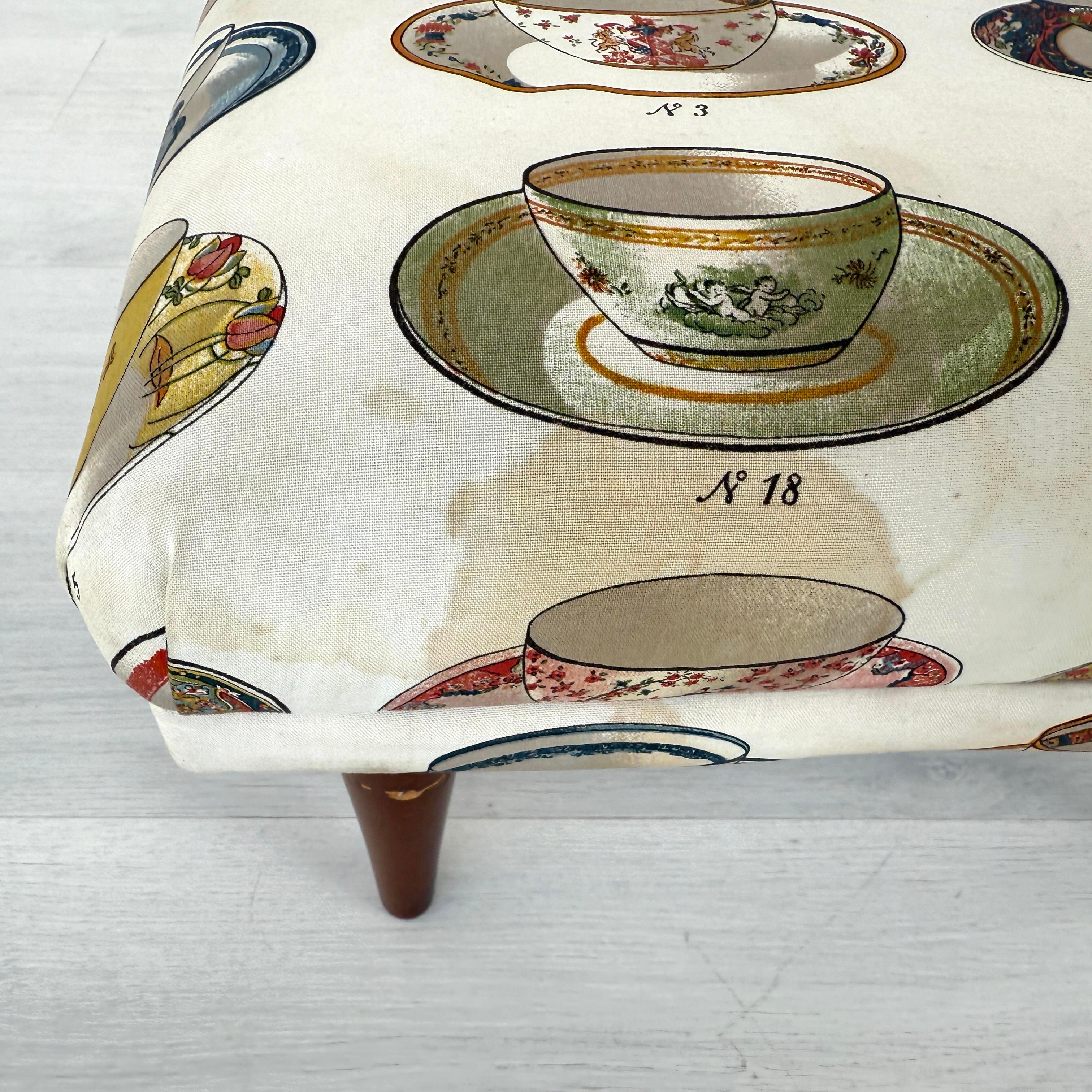 Tessuto Sgabello francese vintage in vendita