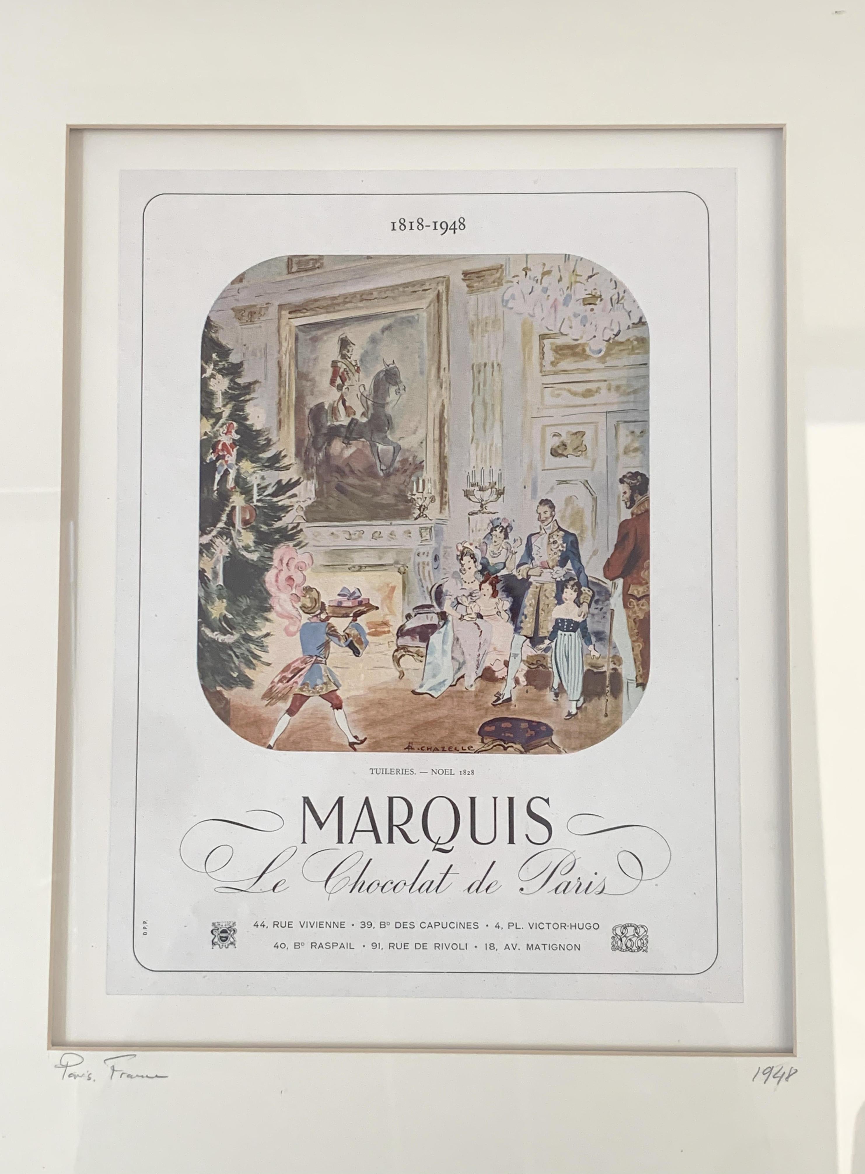 20th Century Vintage French Framed Poster