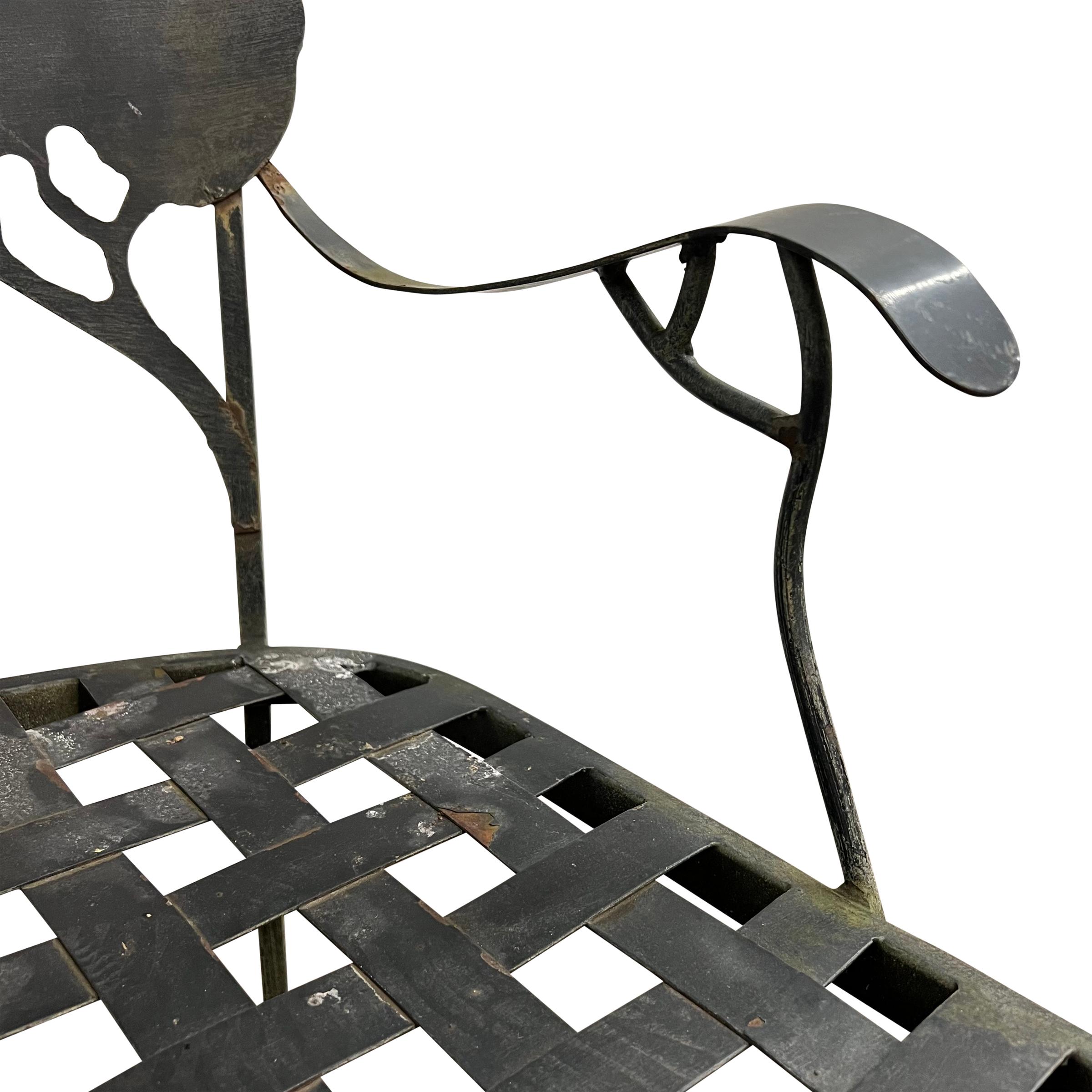 Vintage French Garden Chairs and Table at 1stDibs