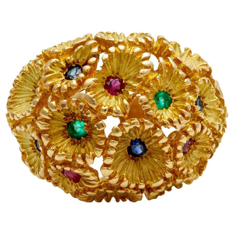 Bulgari Gemstone Gold Necklace at 1stDibs