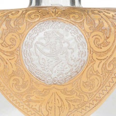 Vintage French Gilt Glass Perfume Bottle