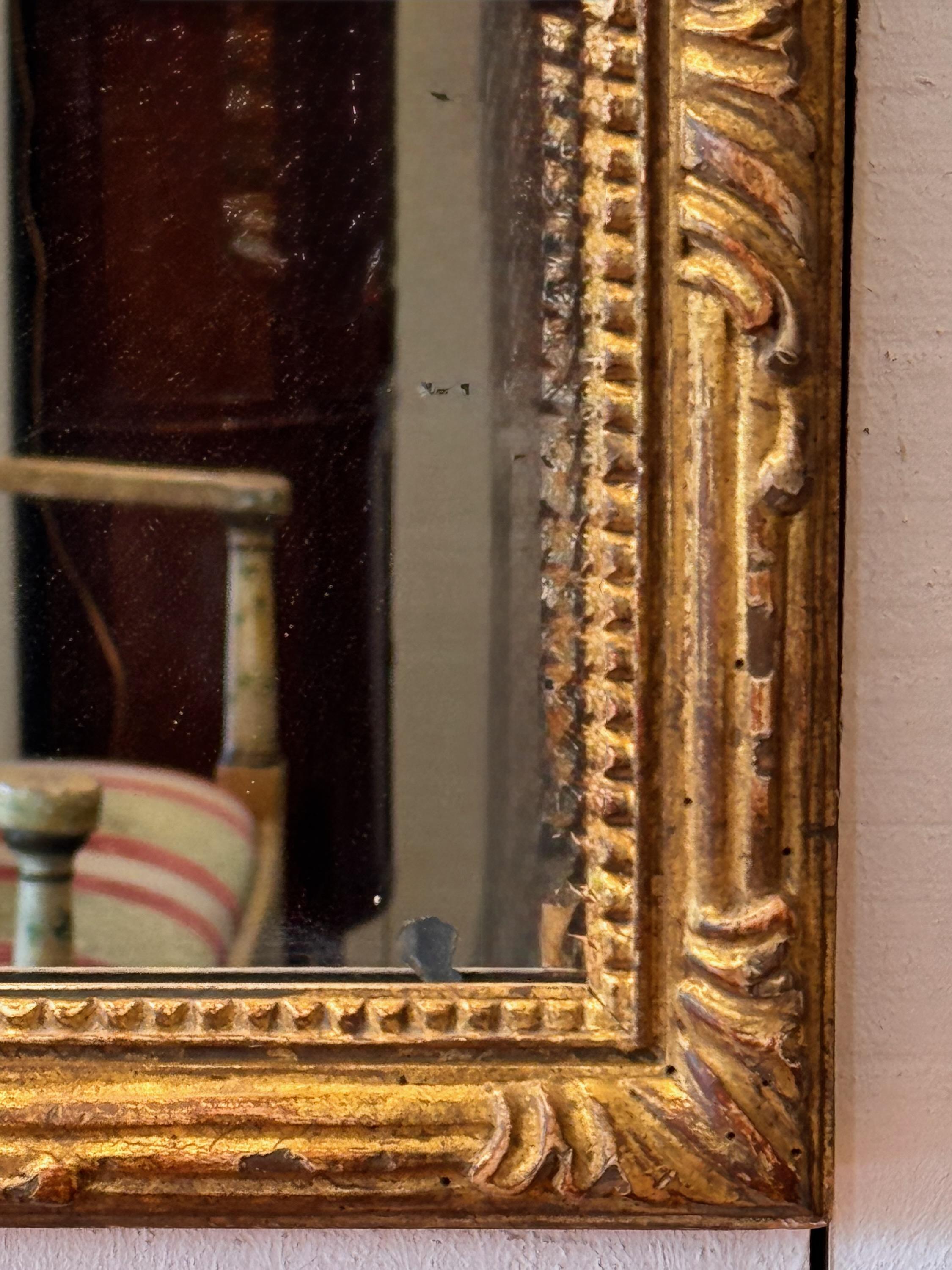 Vintage French Giltwood Mirror 3
