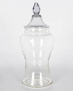 Vintage French Glass Apothecary Jar