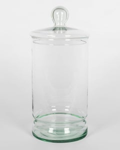 Vintage French Glass Apothecary Jar