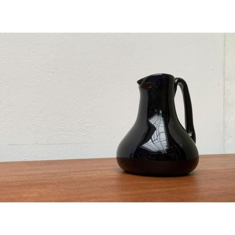 Pichet carafe en verre français vintage de Jean-Pierre Umbdenstock, années 1980 en vente 4