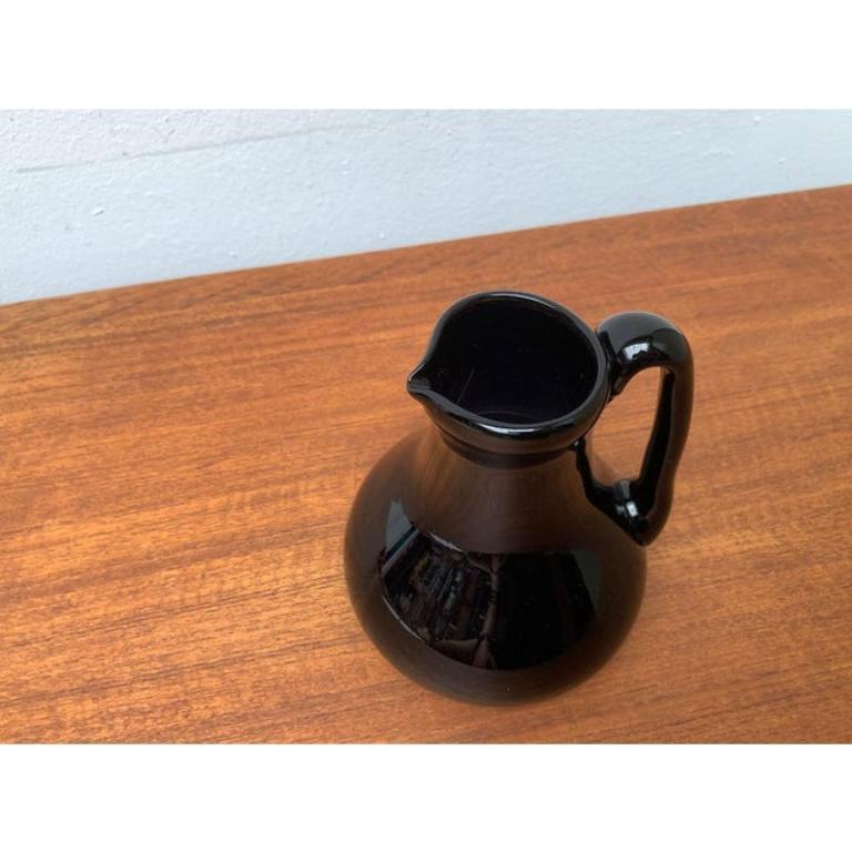 Français Pichet carafe en verre français vintage de Jean-Pierre Umbdenstock, années 1980 en vente
