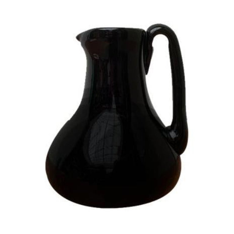 Caraffa di vetro francese vintage di Jean-Pierre Umbdenstock, anni '80