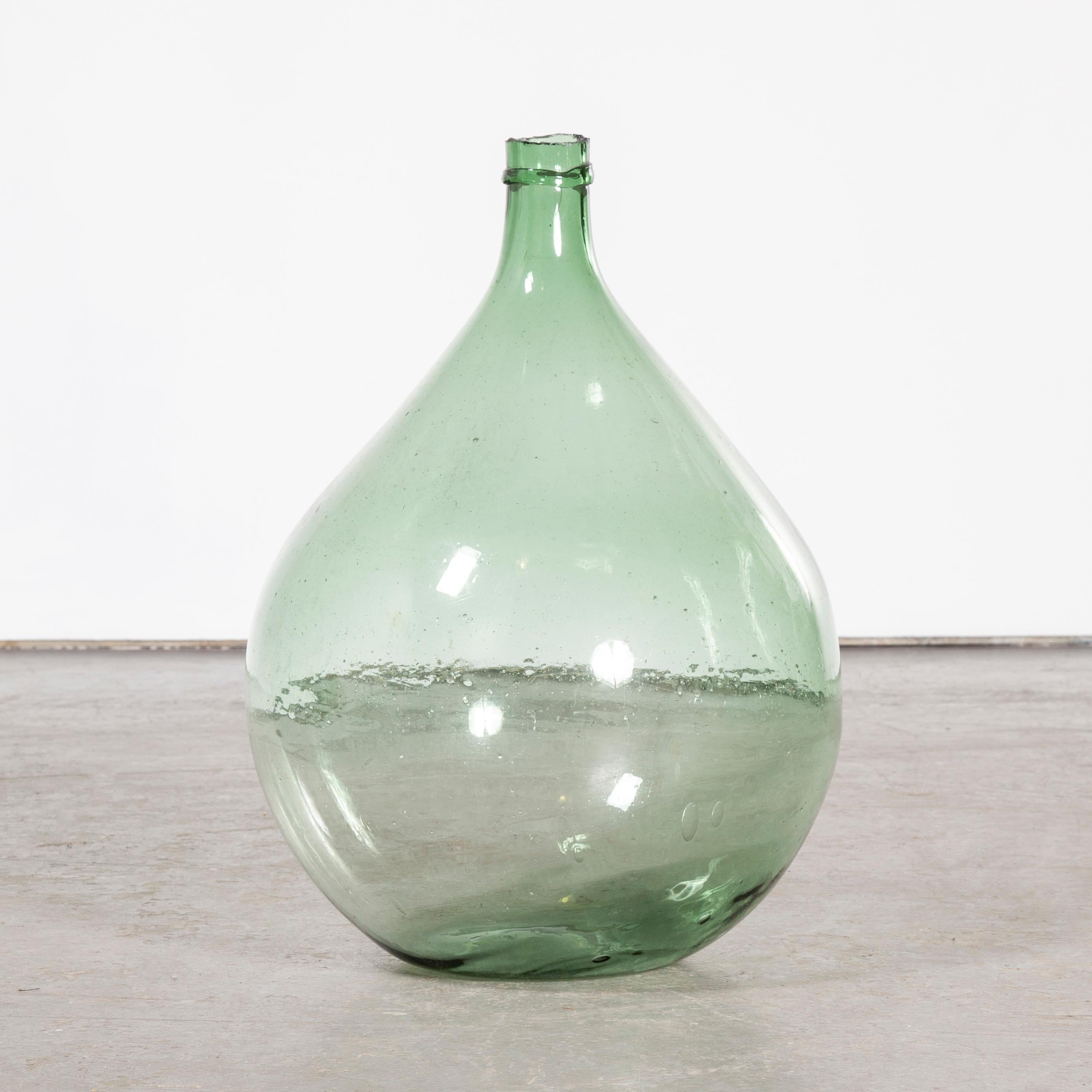 Vintage French Glass Demijohn, Large 'Model 957.1' In Good Condition In Hook, Hampshire