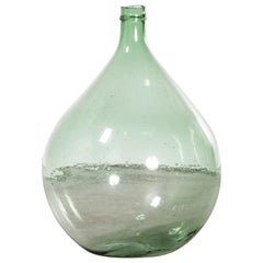 Used French Glass Demijohn, Large 'Model 957.1'