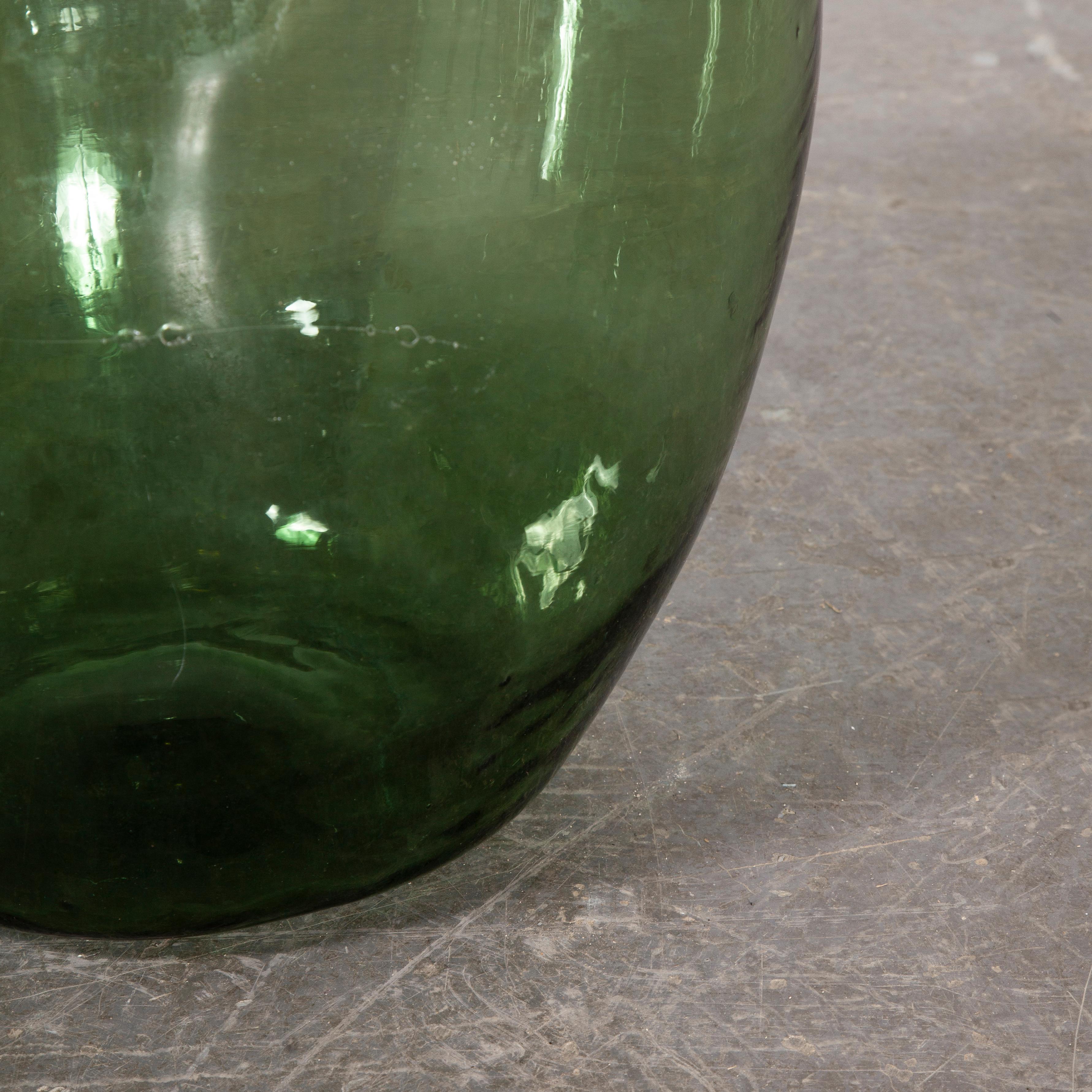 Vintage French Glass Demijohn, Large 'Model 957.3' In Good Condition In Hook, Hampshire