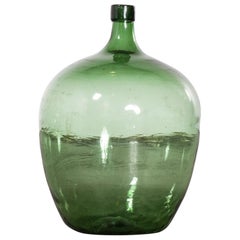 Used French Glass Demijohn, Large 'Model 957.3'