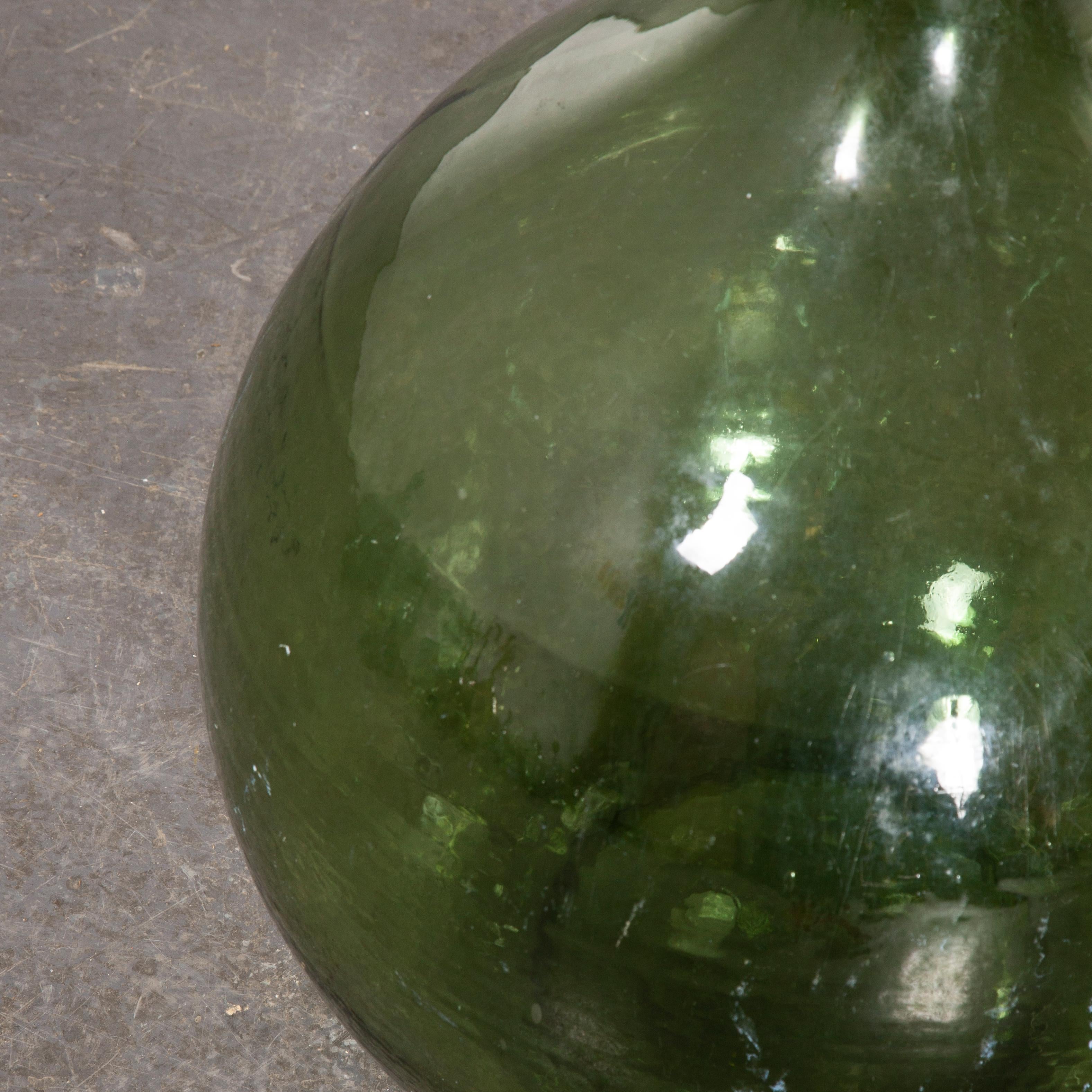 Vintage French Glass Demijohn, Large 'Model 957.6' In Good Condition In Hook, Hampshire