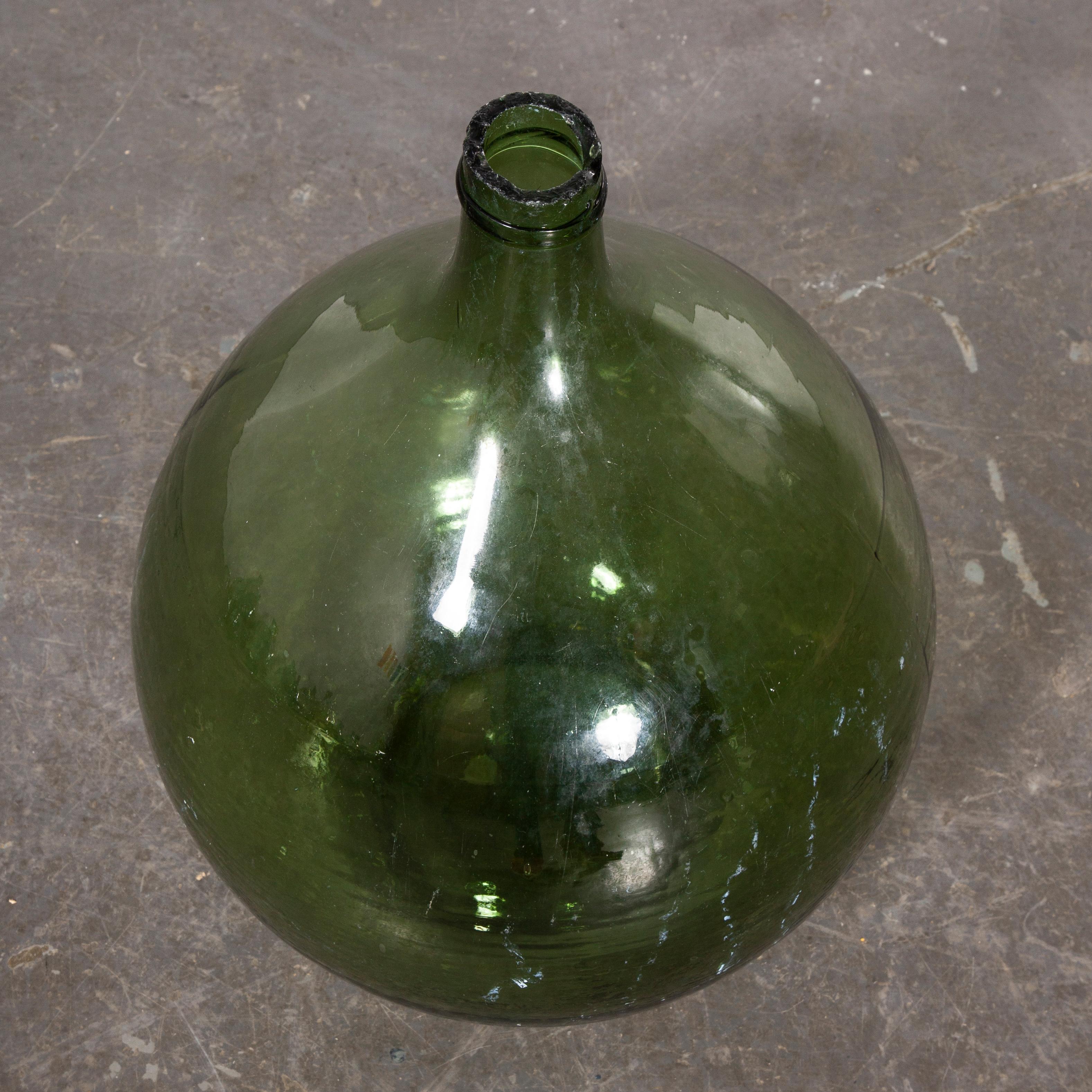 Mid-20th Century Vintage French Glass Demijohn, Large 'Model 957.6'