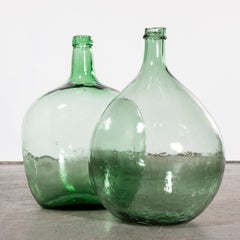 Vintage French Glass Demijohn, Pair of Demijohn 'Model 957.10'