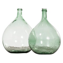 Used French Glass Demijohn, Pair of Demijohn 'Model 957.12'