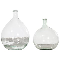 Vintage French Glass Demijohn, Pair of Demijohn 'Model 957.14'