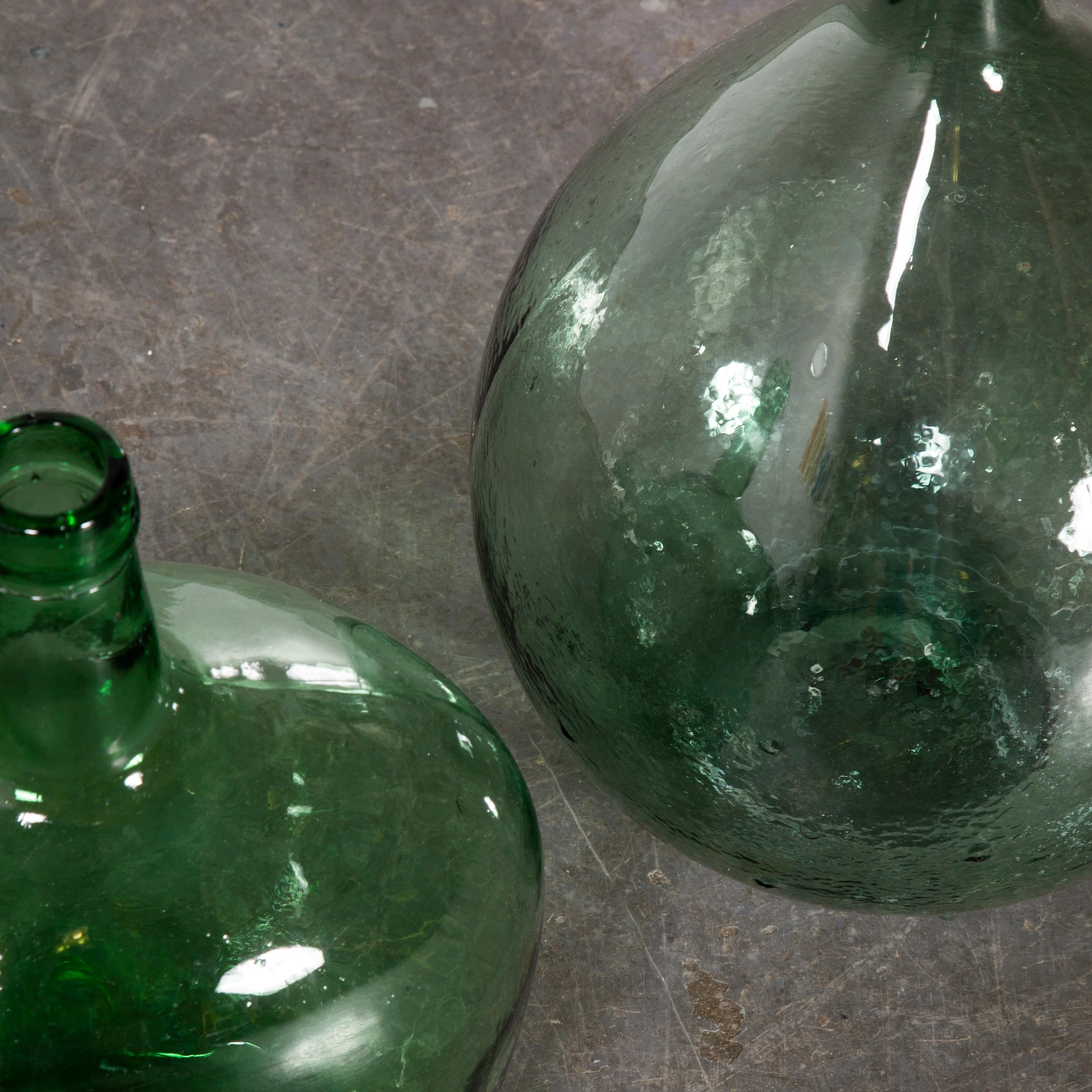 Mid-20th Century Vintage French Glass Demijohn, Pair of Demijohn 'Model 957.7'