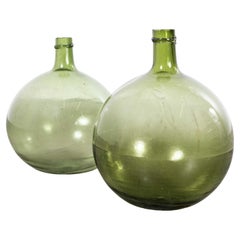 Used French Glass Demijohns - Pair (957.24)