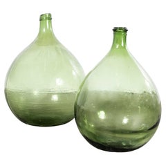 Used French Glass Demijohns - Pair (957.26)