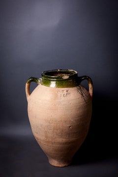 Französischer glasierter Behälter im Vintage-Stil