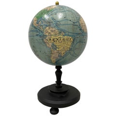 Globe terrestre français vintage par Girard, Barrere & Thomas, circa 1940s