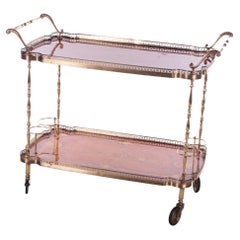 Vintage French Gold Trolley Made in the 1960s