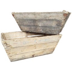 Vintage French Grapes Crates from the Drôme Region