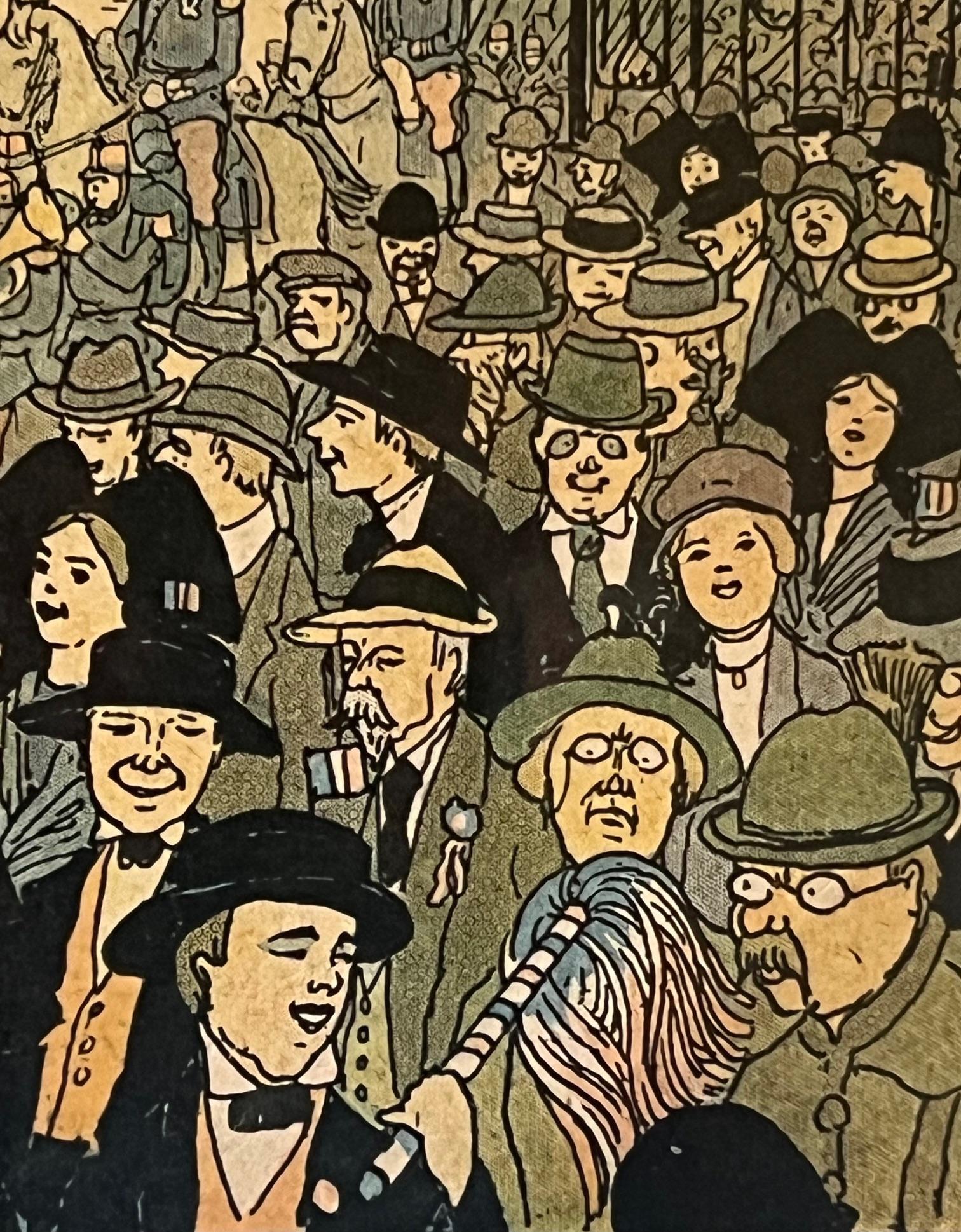 Vintage French Gravure by Jean-Jacques Walz (Hansi), C. 1913 3