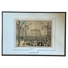 Vintage French Gravure by Jean-Jacques Walz (Hansi), C. 1913