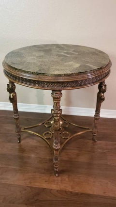 Vintage French Guéridon Table after Adam Weisweiler