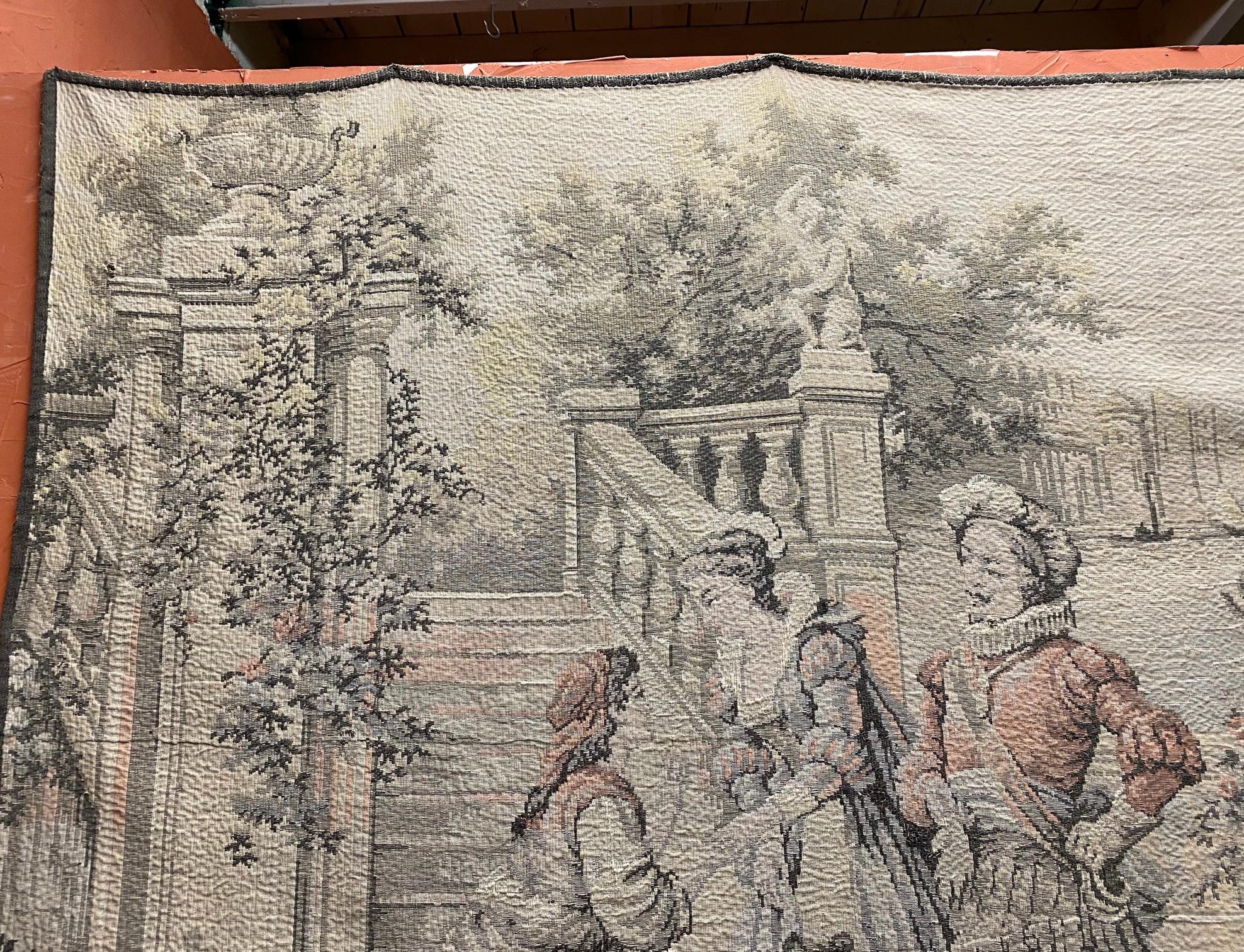 Vintage French Hanging Tapestry For Sale 3