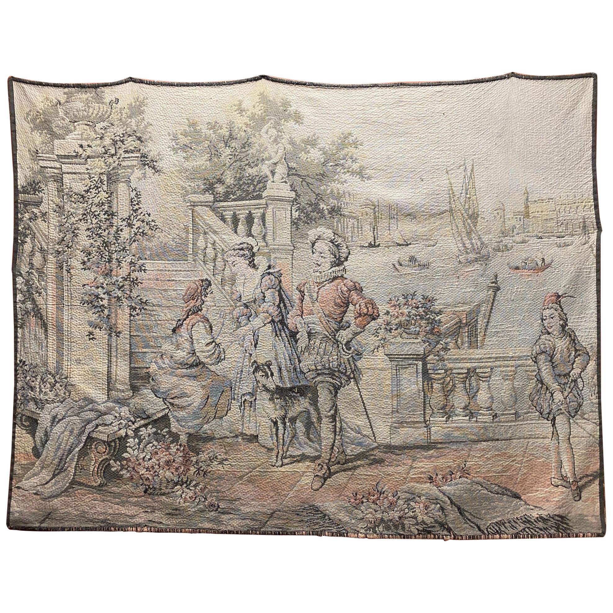 Vintage French Hanging Tapestry