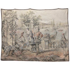 Antique French Hanging Tapestry