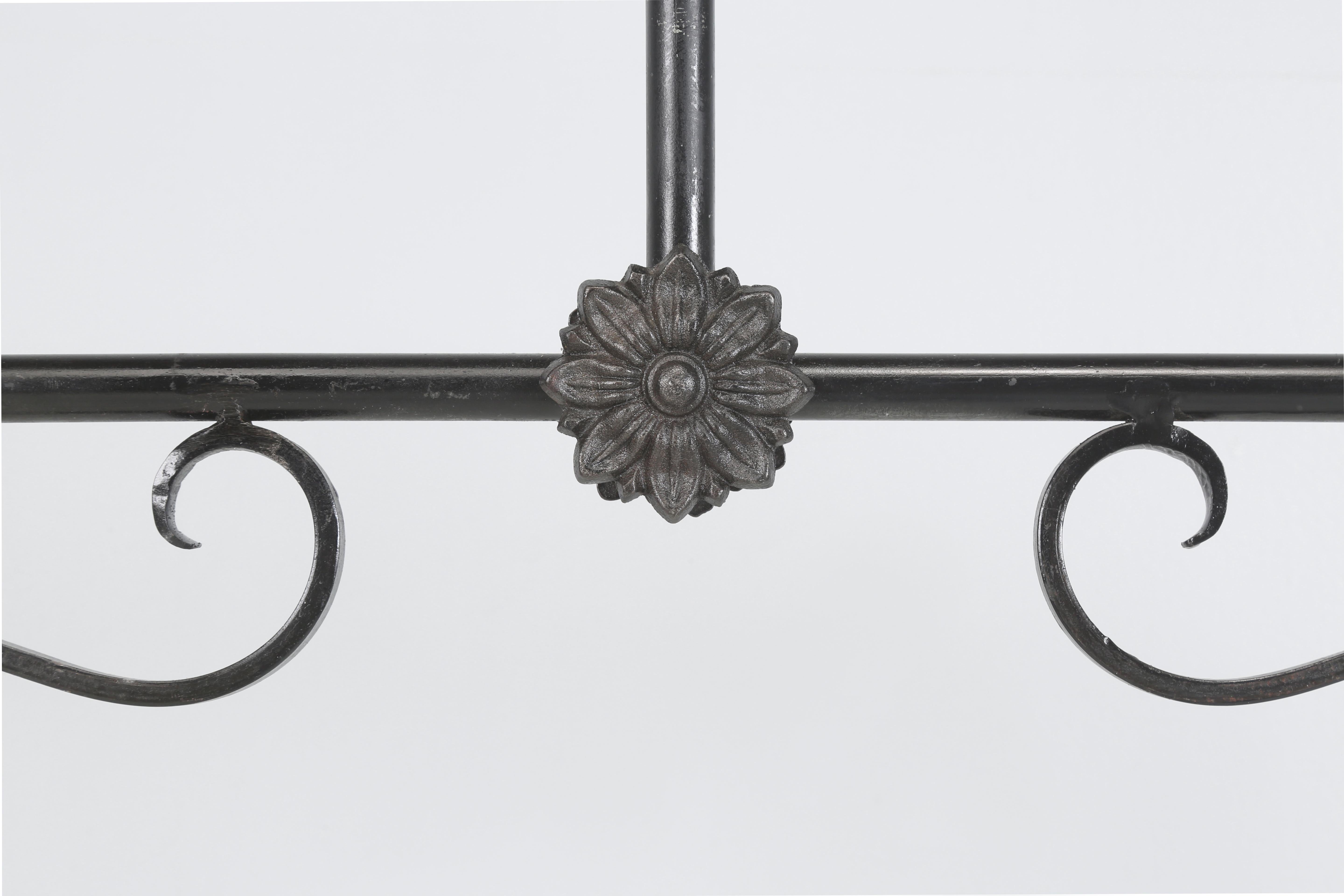 Vintage French Hanging Two Lamp Pendant Chandelier Ideal für eine Kücheninsel (Ende des 20. Jahrhunderts) im Angebot