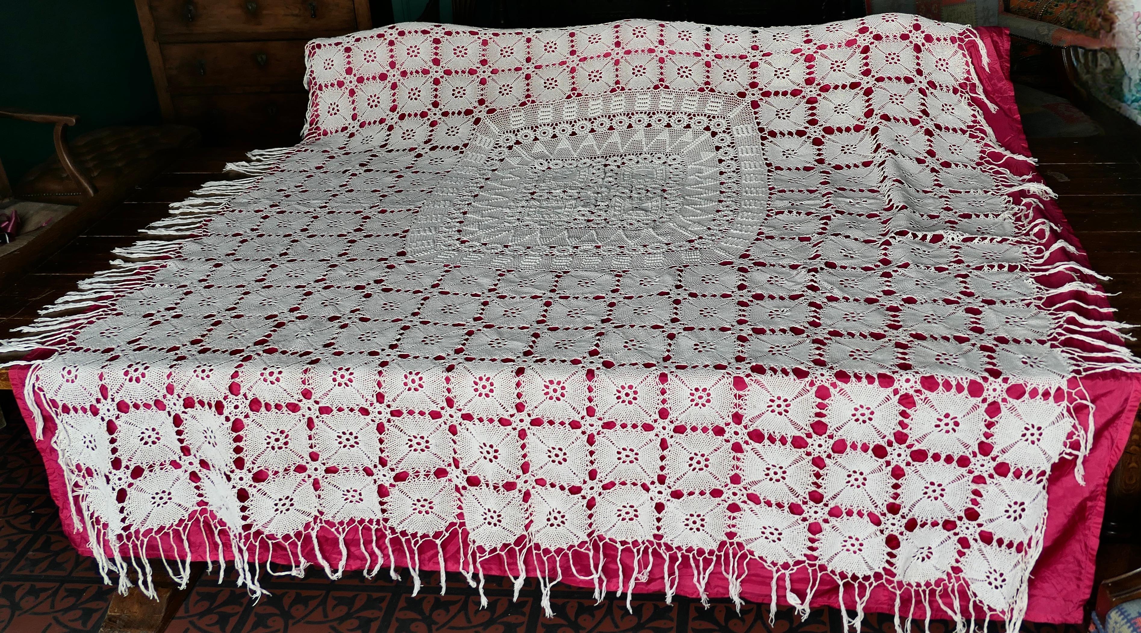 bed sheet crochet design