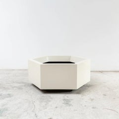 Vintage French Hexagonal Planter, Francem 1970s