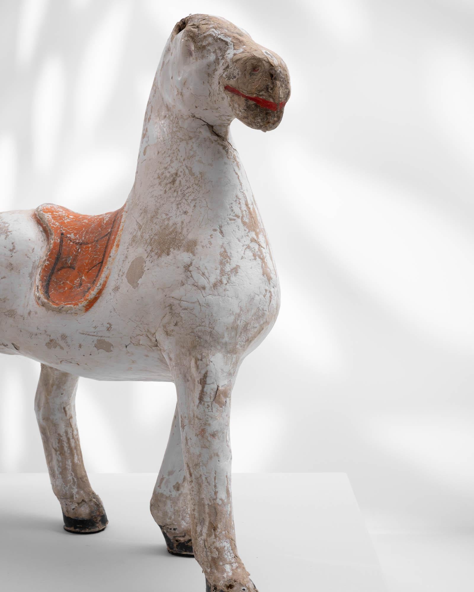Early 20th Century Vintage French Horse Sculpture For Sale