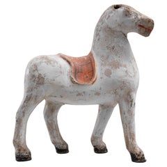 Vintage French Horse Sculpture