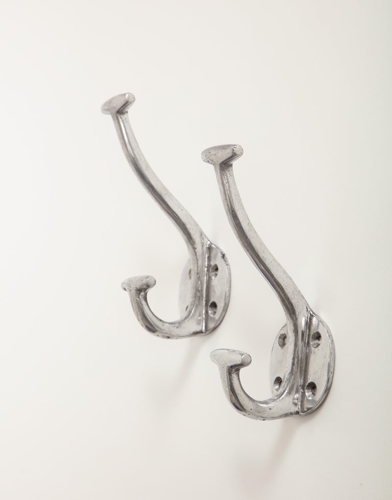 Vintage French Industrial Coat Hooks For Sale at 1stdibs