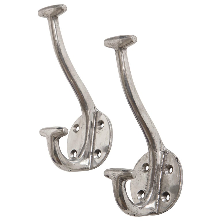 Vintage French Industrial Coat Hooks For Sale at 1stdibs