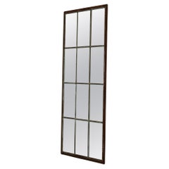 Vintage French Industrial Factory Mirror