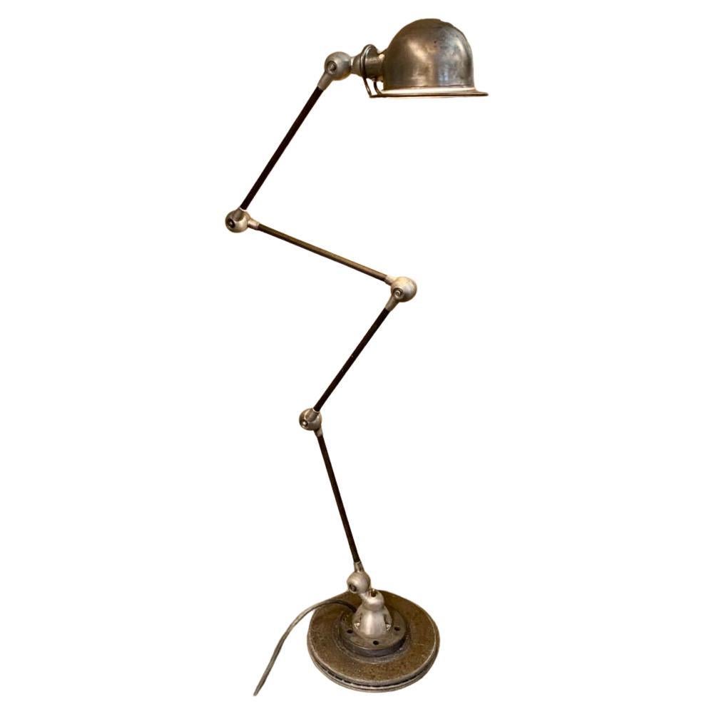 Vintage French Industrial Stehlampe, Jieldé