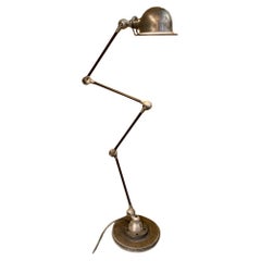 Vintage French Industrial Stehlampe, Jieldé