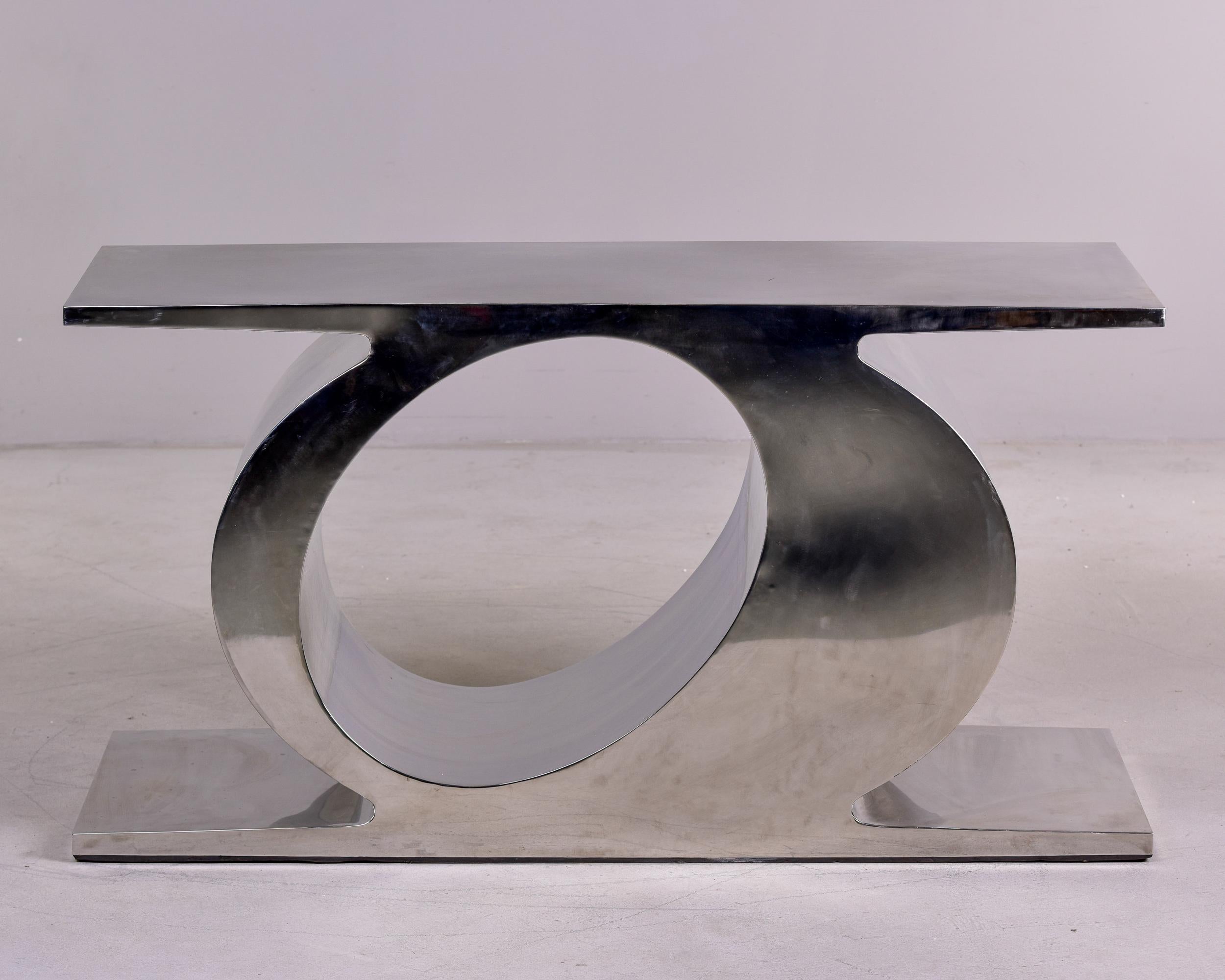 console en inox