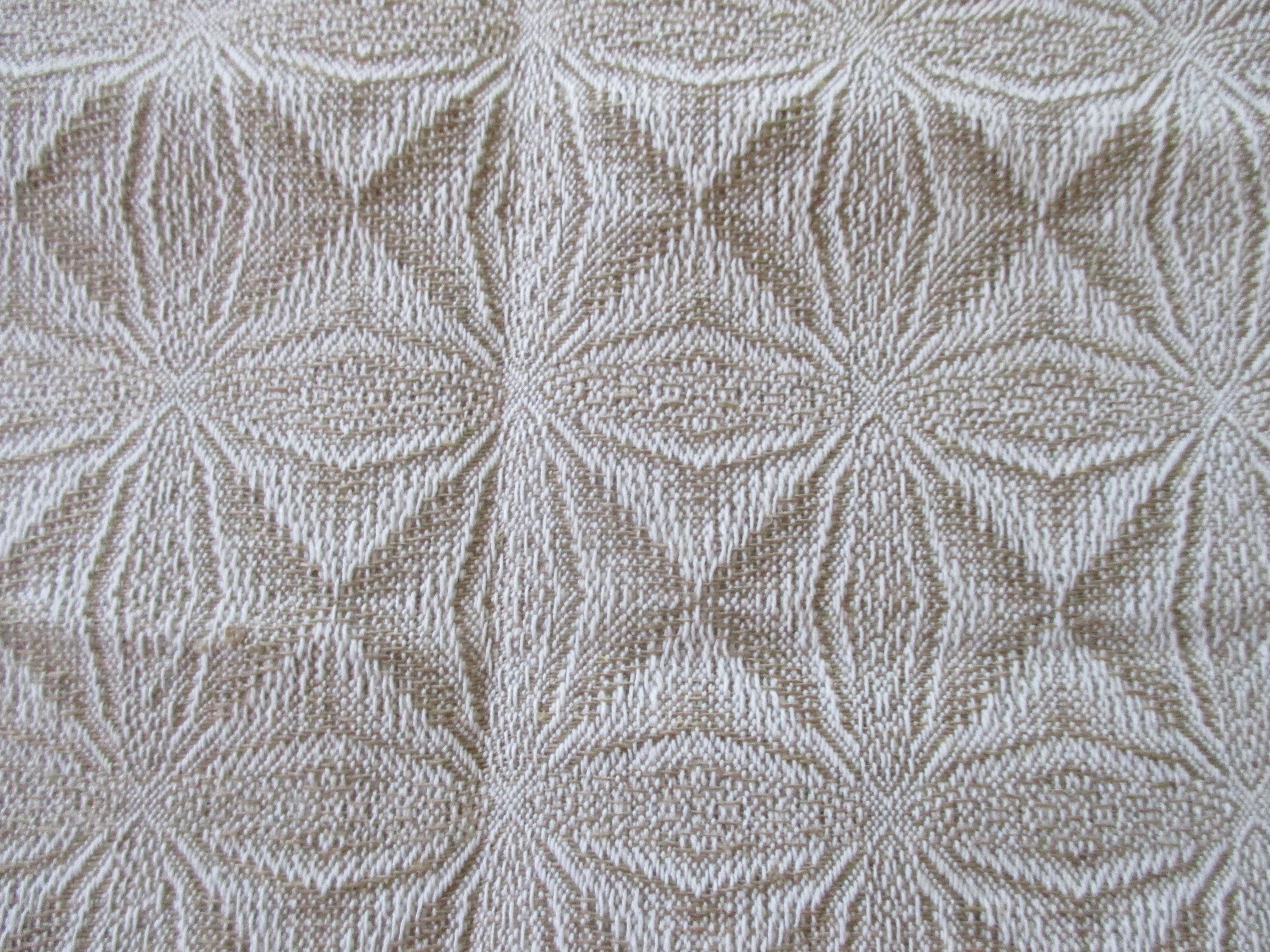 French Provincial Vintage French Jacquard Double Sided Tone on Tone Woven Textile