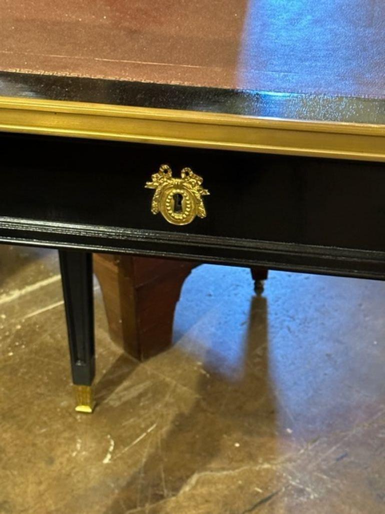 Vintage French Jansen Manner Louis XVI Style Desk For Sale 1