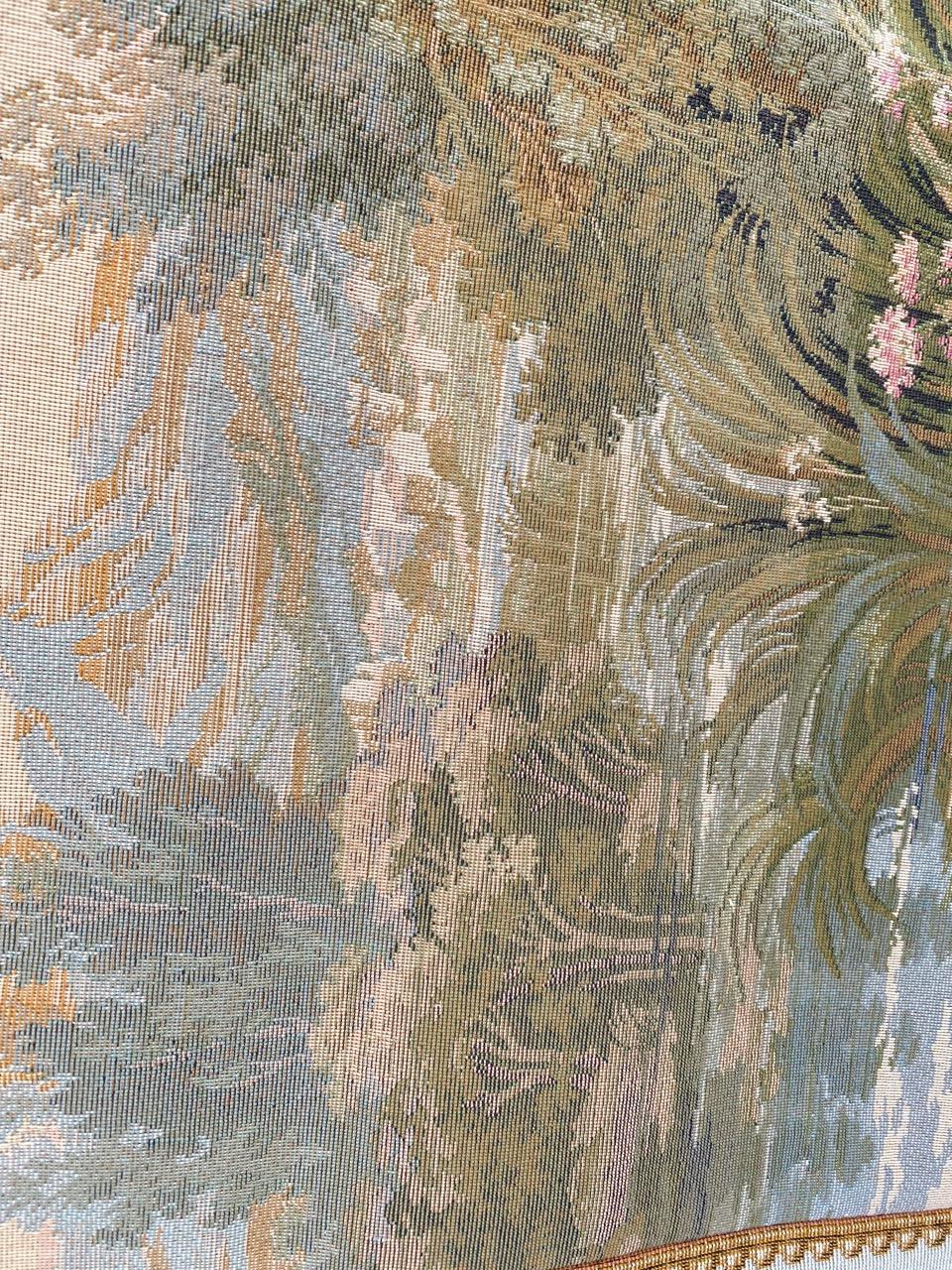 Französischer Jaquar-Wandteppich im Aubusson-Stil 5