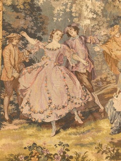 Bobyrug’s Vintage French Jaquar Tapestry Aubusson Style