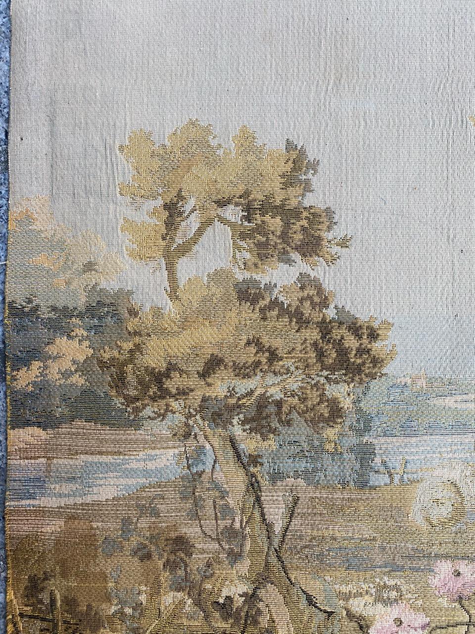 Machine-Made Vintage French Jaquar Tapestry