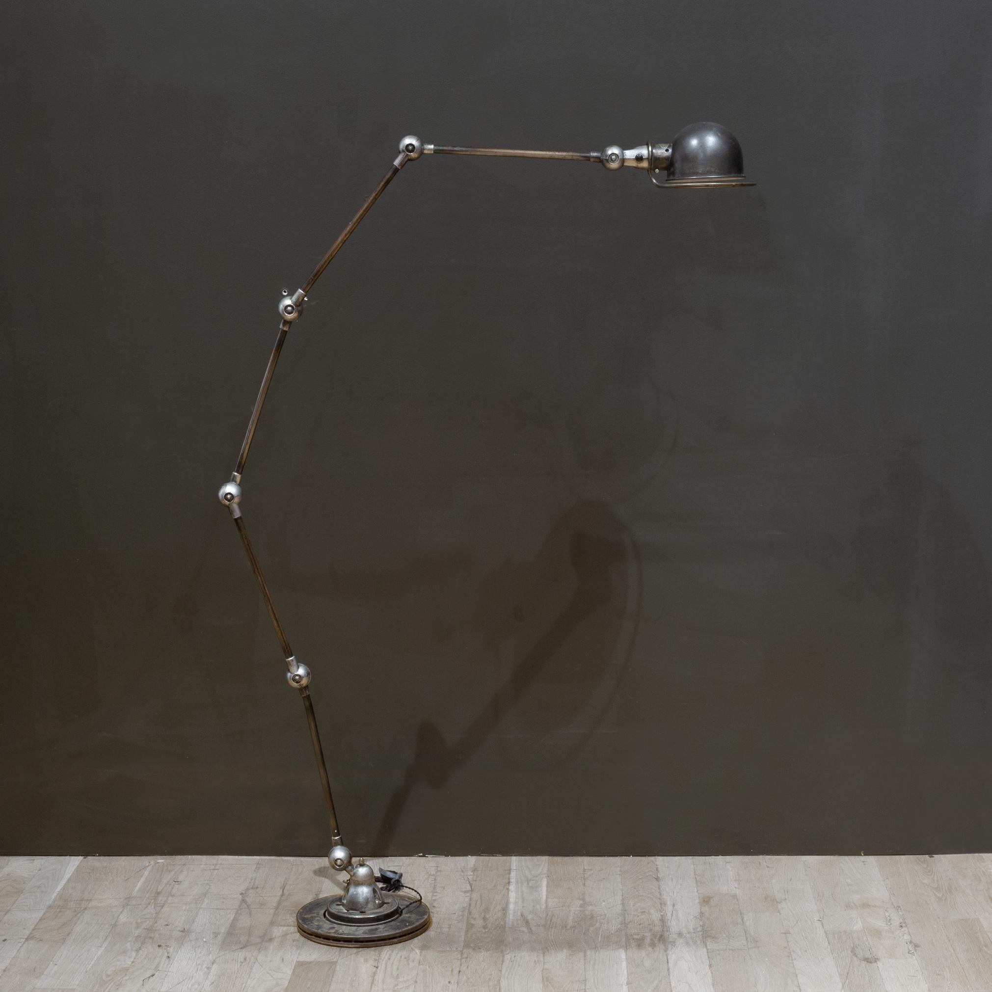 Mid-Century Modern Vintage French Jielde 5 Arm Floor Lamp by Jean-Louis Domecq c.1950-1960